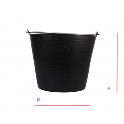 ЧЕРНА КОФА С МЕТАЛНА ДРЪЖКА BKT26BM