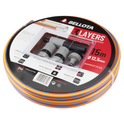 Градински маркуч 3/8 Bellota трислоен 25 метра Градински маркуч 3/8 Bellota трислоен 25 метра